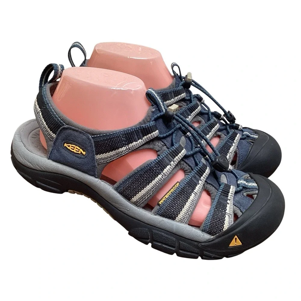 Keen Newport H2 Sandals Blue Gray Sport Hiking Active Adjustable Men's Size 7